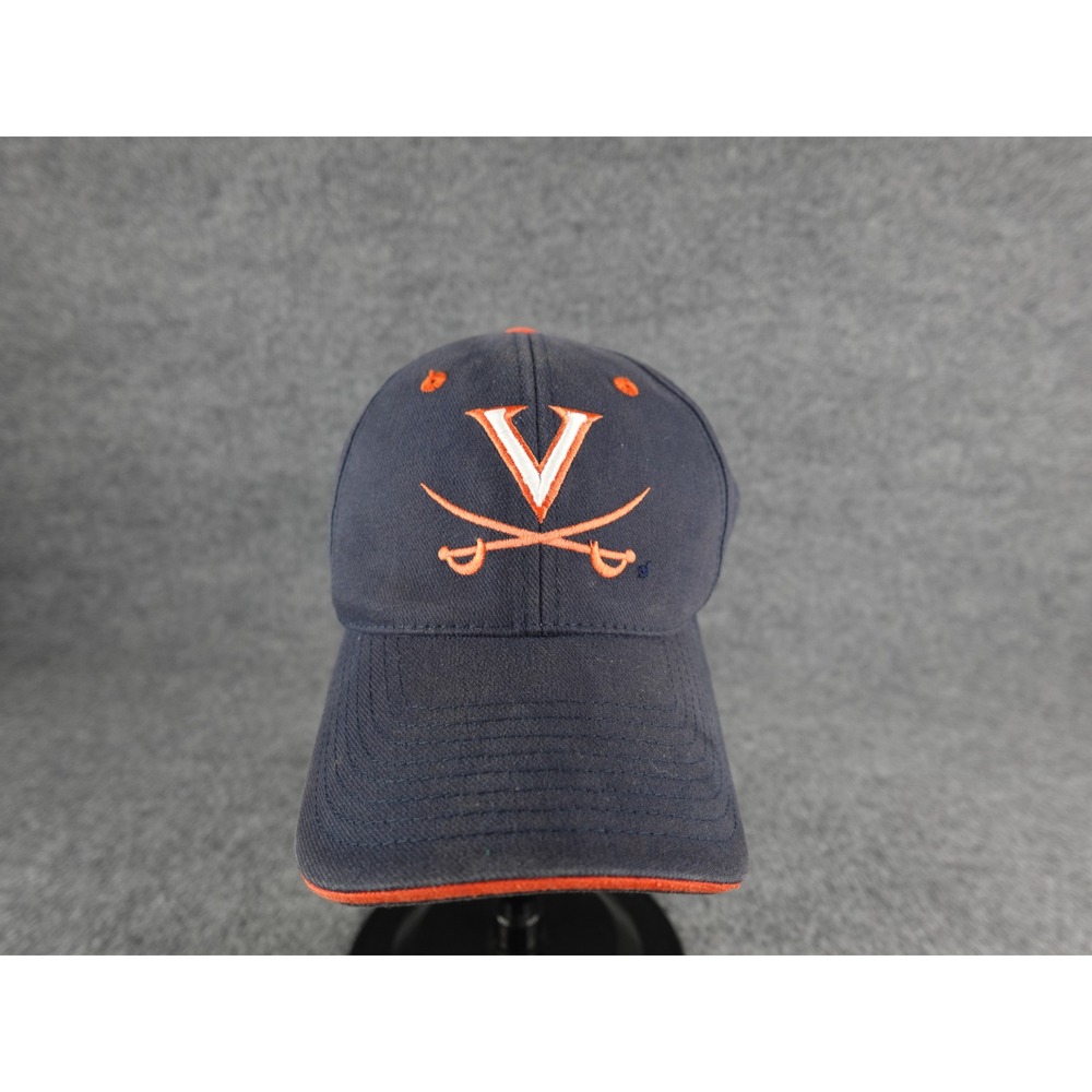 Starter University of‎ Virginia Cavaliers Navy Orange V Sabers Baseball Cap Hat